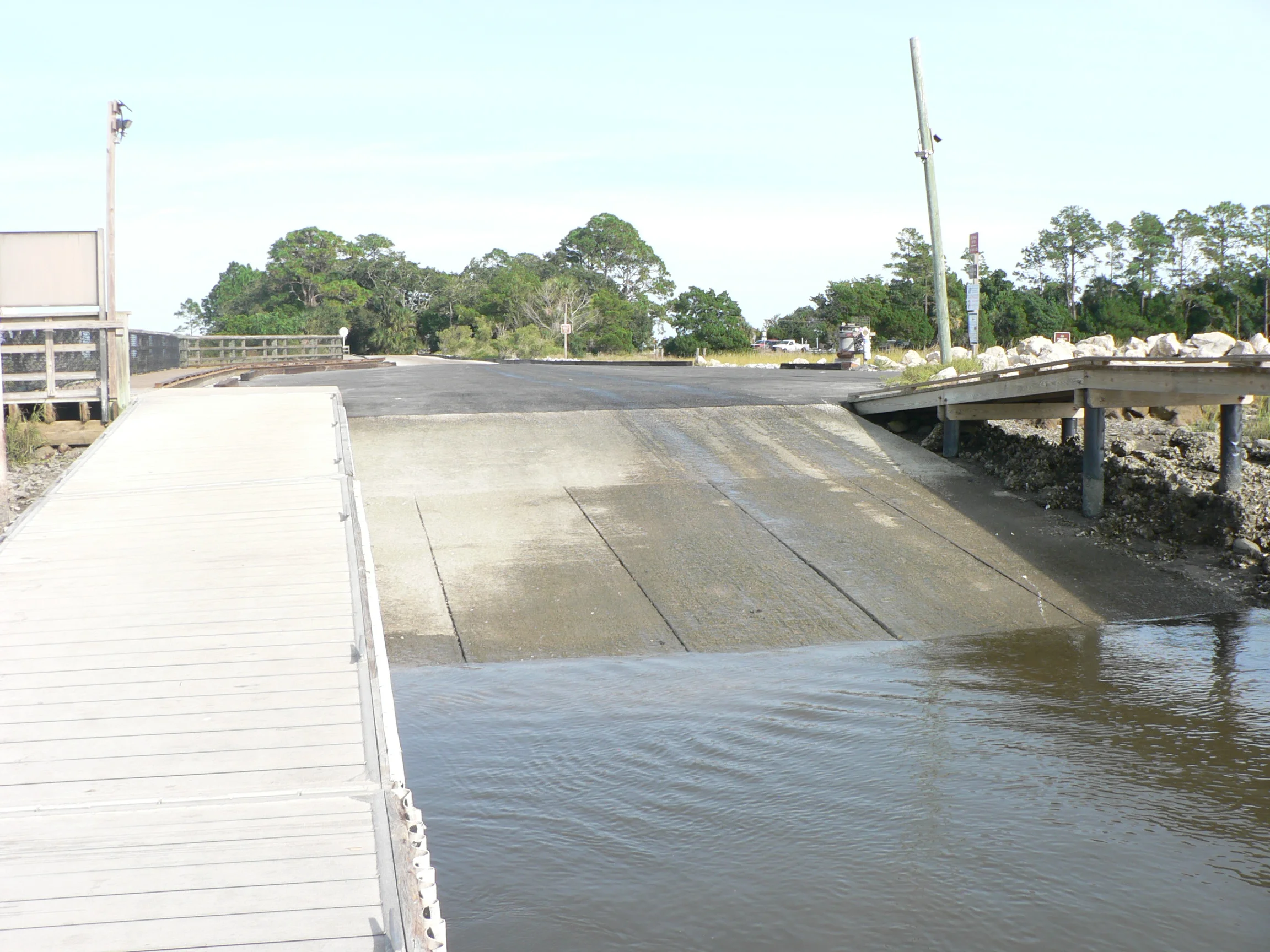 big talbot island sawpit boat ramp